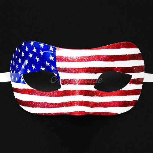 Masquerade Mask USA Stars and Stripes M2333