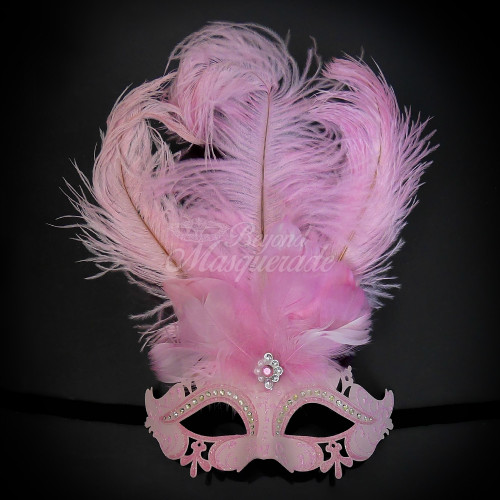 Feather Masquerade Party Mask M6149A