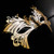 Filigree Metal Butterfly Masquerade Mask Elegant Rhinestone Venetian Mask