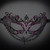 Couple's masquerade masks for masquerade ball. His and her's masquerade masks.