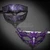 Violet dress masquerade mask for men and women.
