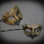 Couple's masquerade masks for masquerade ball party masks.