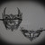 Black wolf mask, wovlerine couples outfit