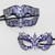 Couples masquerade mask, masquerade mask pair, royal blue couples masquerade mask, beyond masquerade, halloween couple masks