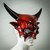 devil mask, halloween devil mask, devil costume mask, horn mask, horn ears, devil horns.