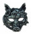 Men's Wolf Mask Masquerade Cosplay Wolf Werewolf Animal Party Costume Steampunk Silver 