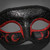 Men's Masquerade Ball Party Mask Black Red M6107 Men's Masquerade Ball Party Mask Black Red M6107