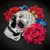 Day of the dead mask, day of the dead skull mask, skull masquerade mask, candy skull mask, Skull masquerade mask,