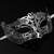 Silver men’s masquerade mask, masquerade mask for men for masquerade ball