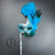 Venetian Feather Stick Masquerade Mask, Stick Masquerade Masks, Mardi Gras Silver Mint Blue Masquerade Ball Mask Venetian Feather Stick Masquerade Mask, Stick Masquerade Masks, Mardi Gras Silver Mint Blue Masquerade Ball Mask