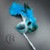 Venetian Feather Stick Masquerade Mask, Stick Masquerade Masks, Mardi Gras Silver Mint Blue Masquerade Ball Mask Venetian Feather Stick Masquerade Mask, Stick Masquerade Masks, Mardi Gras Silver Mint Blue Masquerade Ball Mask