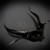 Horn Fairy Masquerade Mask Black M4774