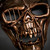 Steampunk masquerade mask, Copper steampunk skull mask, Copper steampunk cyberpunk mask Steampunk masquerade mask, Copper steampunk skull mask, Copper steampunk cyberpunk mask