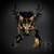 Ram Skull Masquerade Mask in Gold M39564 (Reindeer Horns)