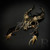 Ram Skull Masquerade Mask in Gold M39566G (Inward Horns)