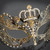Metal Filigree Masquerade Mask Gold M7164