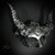 horns, fairy forest mask, fairy forest costume, masquerade mask,  maleficent horns