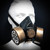 Mouth Mask: steampunk costume mask, respirator mask.