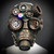 terminator mask, masquerade mask, steampunk mask, respirator mask, steampunk costume, cosplay mask, cosplay masquerade mask.