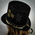 Steampunk hat, steampunk costume top hat, steampunk top hat, steampunk costume hat.