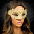 lace masquerade mask, gold masquerade mask