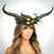 horns headband, ram horns, cosplay horns