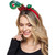 santa hat headband mistletoe