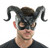 Devil Horns Demon Masquerade Mask for Men Halloween Cosplay Ram Horns Voodoo Masks Headpiece Halloween