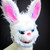BIG BANG STILL LIFE TOP MASK VIP Scary Rabbit Bunny Mascot Masquerade Mask Over the Head LED Lights