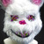 BIG BANG TOP KPOP WHITE RABBIT BUNNY MASK. STILL LIFE TOP MASK VIP Scary Rabbit Bunny Mascot Masquerade Mask Over the Head LED Lights