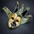 Jester Joker Mask Mardi Gras Masquerade Mask, Jester Mask, Masquerade Mask, Mardi Gras Mask, Venetian Mask Silk Floral Embroidery and Bells