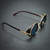 Gold Steampunk Sunglasses for Burning Man Festival Prop Costumes Eyewear