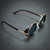 Gold Steampunk Sunglasses for Burning Man Festival Prop Costumes Eyewear