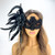 black feather masquerade mask FOR MASQUERADE BALL AND PROM MASQUERADE MASK