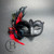 red feather masquerade mask