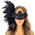 feather masquerade mask black black masquerade mask, mardi gras mask, masquerade ball mask, black party mask, masquerade masks