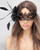 black masquerade mask, masquerade wedding mask, masquerade wedding, masquerade ball mask, masquerade prom, feather masquerade mask, masquerade mask for women