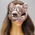 Cat Woman Masquerade Mask VIP Animal Mask Mirror Glass Rose Gold Party masks, masquerade masks, masquerade mask, masquerade masks for prom, couples masquerade masks