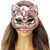 Cat Woman Masquerade Mask VIP Animal Mask Mirror Glass Rose Gold Party masks, masquerade masks, masquerade mask, masquerade masks for prom, couples masquerade masks