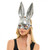 Silver bunny masquerade mask Woman Masquerade Mask VIP Animal Mask Mirror Glass Party masks, masquerade masks, masquerade mask, masquerade masks for prom, couples masquerade masks