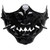 Oni Samurai Mask Half Face Japanese Warrior Mask Ghost Warrior Character Masks Novelty Halloween Party Cosplay Costume Cool Halloween Cosplay Prop for Boys Girls Adults Kids Party Accessory Oni Samurai Mask Half Face Japanese Warrior Mask Ghost Warrior Character Masks Novelty Halloween Party Cosplay Costume Cool Halloween Cosplay Prop for Boys Girls Adults Kids Party Accessory