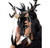 Goat Ram Skull Mask Wendigo Pagan Deer Animal Masquerade Ball Headpiece Black