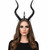 Horned Headpiece with Chains Gothic Devil Horn Crown for Halloween Cosplay Festival
