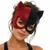 Luxury Red & Black Crystal Cat Mask – Sexy Masquerade Costume Mask