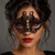 Red Rhinestone Masquerade Mask for Women – Black Venetian Metal Filigree Mask