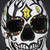 Day of the Dead Mask, Dia de los Muertos Mask, Masquerade Mask for Festivals, Halloween, Weddings and Costumes Active