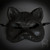 Gatto cat masquerade mask, black cat masquerade mask, fox masquerade mask, seductive masks, women's masquerade masks