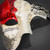 Phantom Masquerade Mask Red Musical M2630