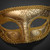 Men's Black Venetian Masquerade Mask Elegant Formal Ball Party Mask