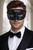 Men's Black Venetian Masquerade Mask Elegant Formal Ball Party Mask